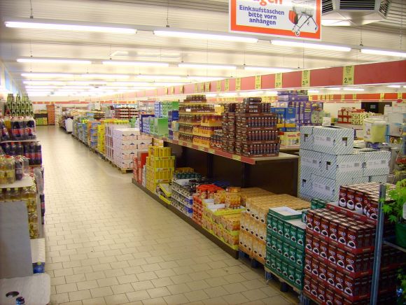 Il primo corso di una Filiale Aldi-Nord a Dortmund.