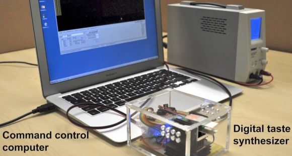 Цифровой кнопочный синтезатор от команды Нимеша Ранасинге, Keio-NUS CUTE Center, Сингапур. Цифровой кнопочный синтезатор от команды Нимеша Ранасинге, Keio-NUS CUTE Center, Сингапур.