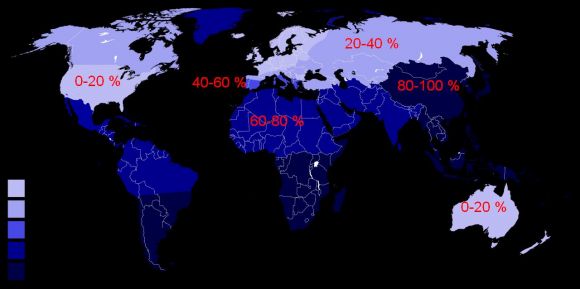 Примерные показатели непереносимости лактозы в разных регионах мира. Союз непереносимости лактозы. Примерные показатели непереносимости лактозы в разных регионах мира. Союз непереносимости лактозы.