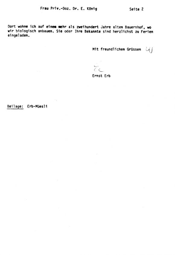 Mein Schreiben an Hämatologie Uni Essen betr. Abschluss der prospektiven Studie CL 2/2