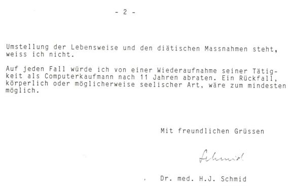 1989: mein begleitender Arzt fand zwar zuerst auch die Milz würde grösser 2/2.