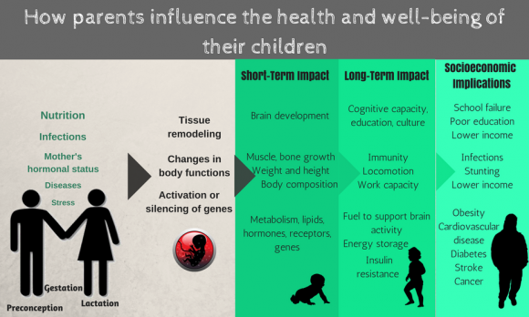 Overview of how parents influence the health of their children.