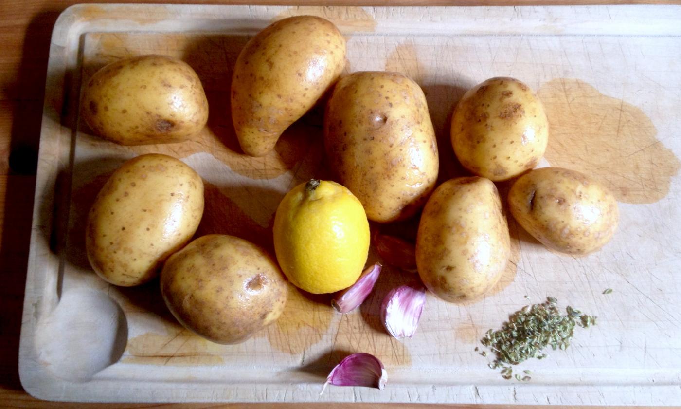 Ingredients for "Greek potatoes from the oven".