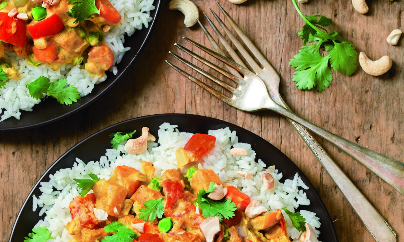 Creamy Vegetable Curry from “The Oh She Glows Cookbook: Over 100 Vegan Recipes … ,” p. 182–83