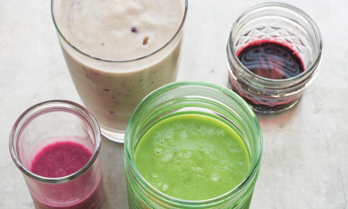 Beet. Grapefruit. Turmeric. Romaine. (Rote Bete. Grapefruit. Kurkuma. Römersalat.) from the cookbook “Plant Food,” page 149