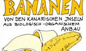 Erste Bio-Bananen aus Teneriffa, die 20 Bananenbriefe