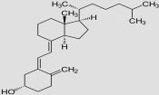 Struktur von Cholecalciferol, was man als Vitamin D3 bezeichnet.