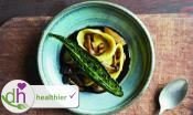 Imagen de la receta «Tortellini de nueces con reducción de vino tinto y setas», de «Plants Taste..».