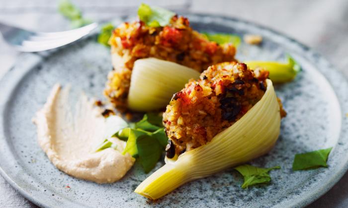 Mediterranean stuffed fennel with green spelt | Foundation G+E