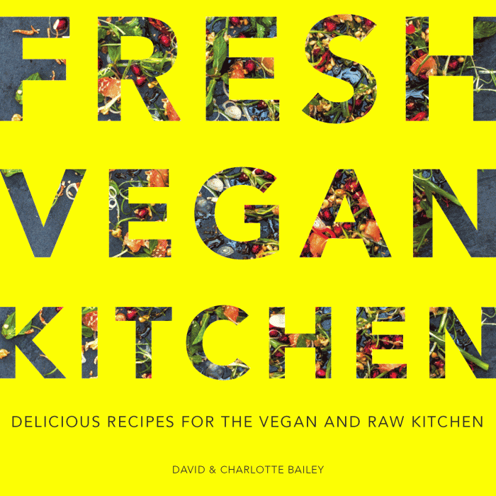 Book cover: “Fresh Vegan Kitchen - Delicious Recipes for the Vegan & Raw Kitchen”