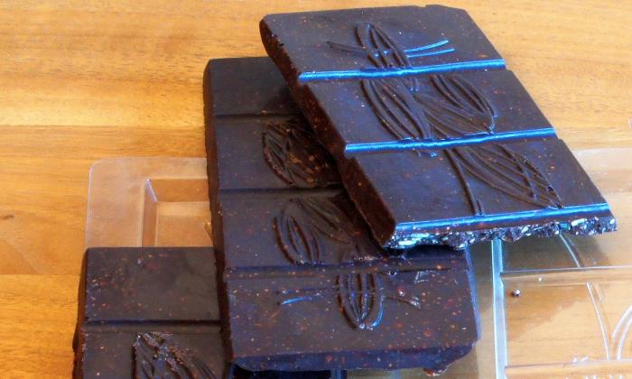 Chocolate casero: crudo y vegano