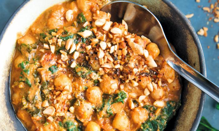Goulash maliense con mantequilla de cacahuete