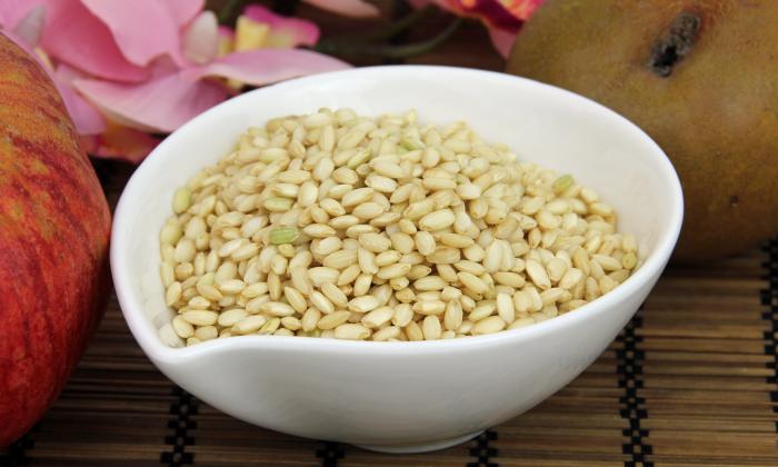 Sweet brown rice (mochi rice, raw, organic) | Foundation G+E