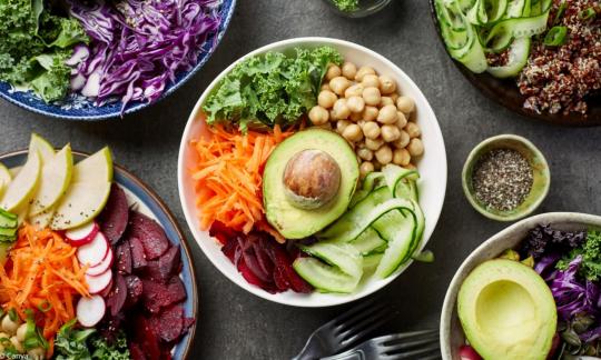 Portionen für Veganer, die proteinarm essen wollen. Keine oder selten Hülsenfrüchte.