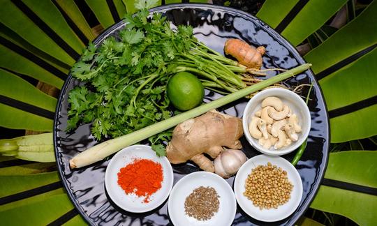 Ingredientes para preparar «Pasta de curry laksa», de «Richas Kulinarische Welt der Aromen»