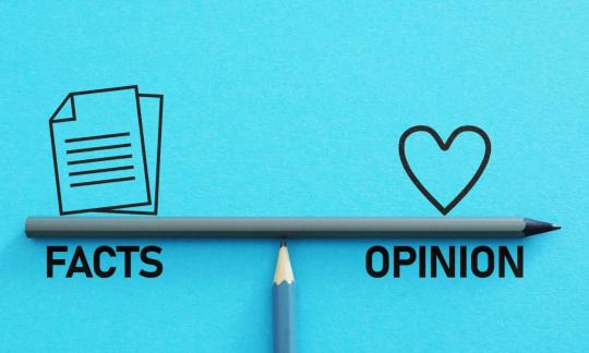 Evidenz, Fakten, Meinungen - ein wichtiges Thema für überlegte Entscheidungen.