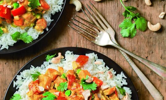Creamy Vegetable Curry from “The Oh She Glows Cookbook: Over 100 Vegan Recipes … ,” p. 182–83