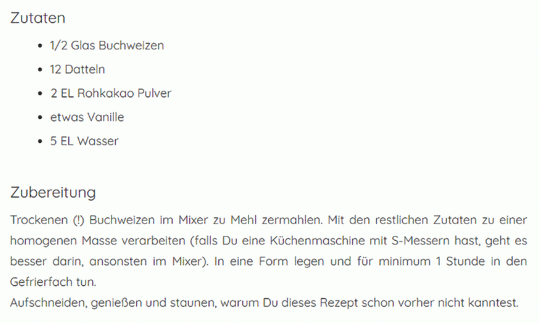 Recipe "Brownie" from "Rawexotic.com" by Victoria Rust