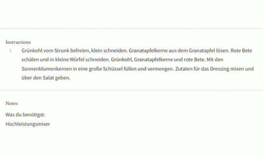 Rezept für "Süsslich-scharfer Grünkohlsalat" aus den Blog "Vminh - Smile & Shine" (viet-minh.de)