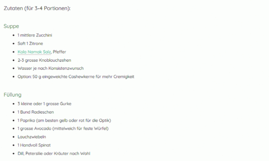 Rezept Teil 1 von 2 von "Okroschka" aus "Rawexotic.com" von Victoria Rust