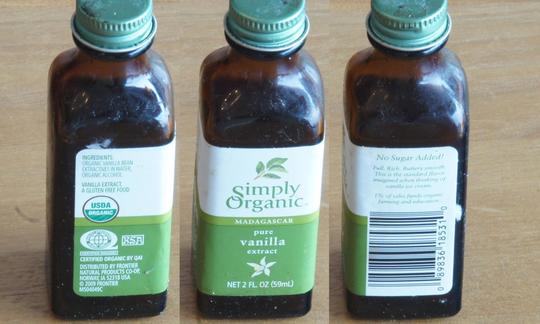 Extracto de vainilla, natural (¿orgánico?) | Fundación G+E