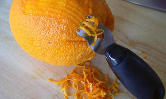 Fruits, treated (peeled, dried, dehydrated, and sweetened): orange peel, raw Fruits, treated (peeled, dried, dehydrated, and sweetened): orange peel, raw