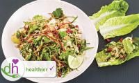Image of the original recipe "Aromatic Thai salad" from "Fresh vegan kitchen", p. 75.