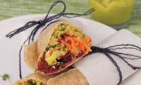 Colorful Energy Wraps from the cookbook “Free your Food” by Larissa Häsler, p. 135