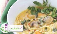 Bild des Originalrezeptes "Laksa-Curry-Suppe" aus "Richas kulinarische Welt der Aromen".