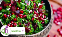 Picture of the original recipe "Sweet and spicy kale salad" from "Vminh - Smile & Shine"