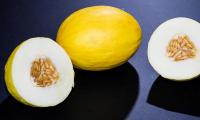 Honeydew melon, raw - Cucumis melo - actually Yellow Canary or Tendral Amarillo.