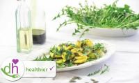 Immagine della ricetta originale «Insalata di patate con dente di leone ...» da «Vegane Fitness-Küche»