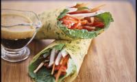 Rezeptbild "Mango-Wraps" aus "everydayraw" von Matthew Kenney, Seite 95