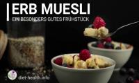 Das Erb Müesli ist ein aussergewöhnlich gesundes Frühstück und ein guter Brotersatz.