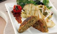 Green Spelt Patties from the cookbook “Hier & jetzt vegan: Makrtfrisch einkaufen, saisonal kochen”
