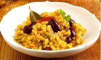 Empedrado Murciano — Rice Dish from Murcia (Empedrado murciano) from the cookbook “Vegan Spanien,” p. 151